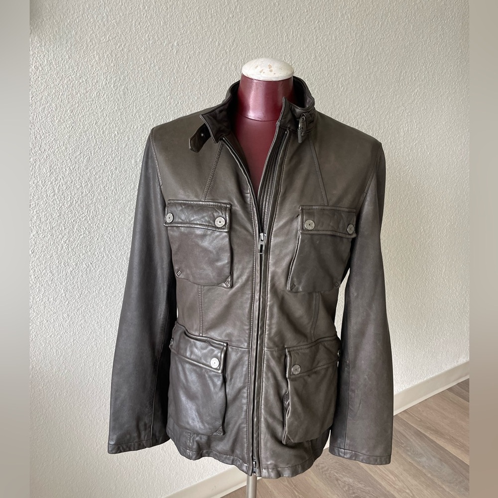 Marc O’Polo Brown Leather Jacket size Medium or 40